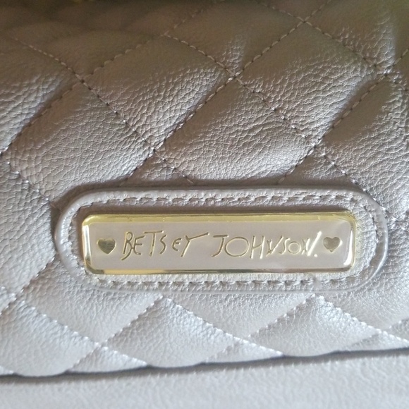 Grey small satchel by betsey Johnson - Picture 4 of 5